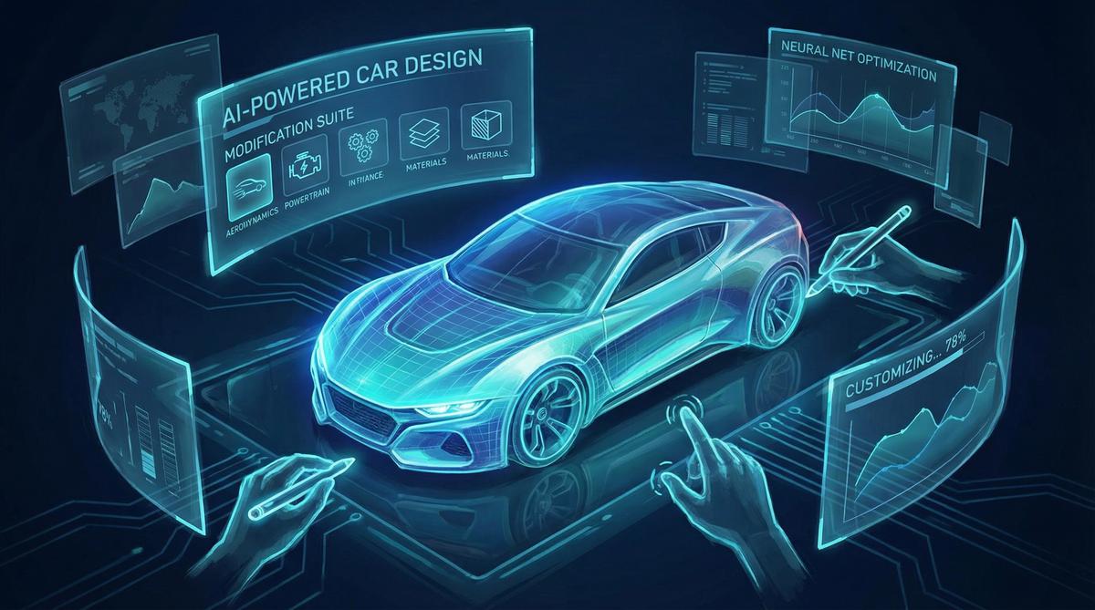 香蕉视频AI汽车改装视频设计